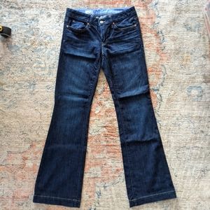GAP Long & Lean size 27/4r dark wash jeans
